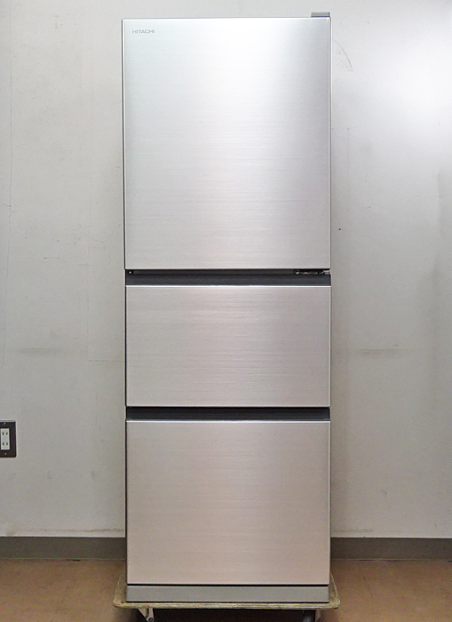 HITACHI【R-27NV】日立 チルドルーム搭載 265L 鋼板3ドア 幅54cm ノンフロン冷凍冷蔵庫 2020年製 中古美品