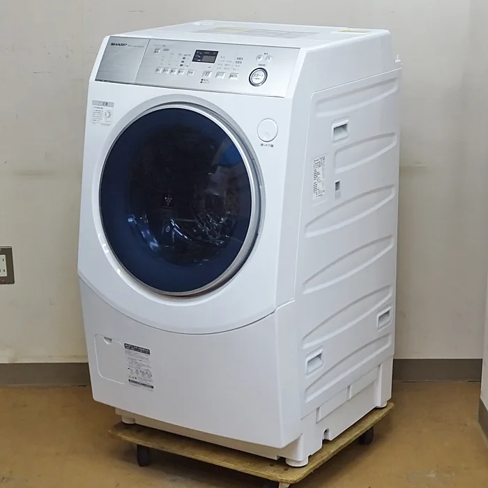 SHARP【ES-H10C-WL】シャープ マイクロ高圧洗浄搭載 ドラム式洗濯乾燥機 洗濯10kg、乾燥6kg 左開き