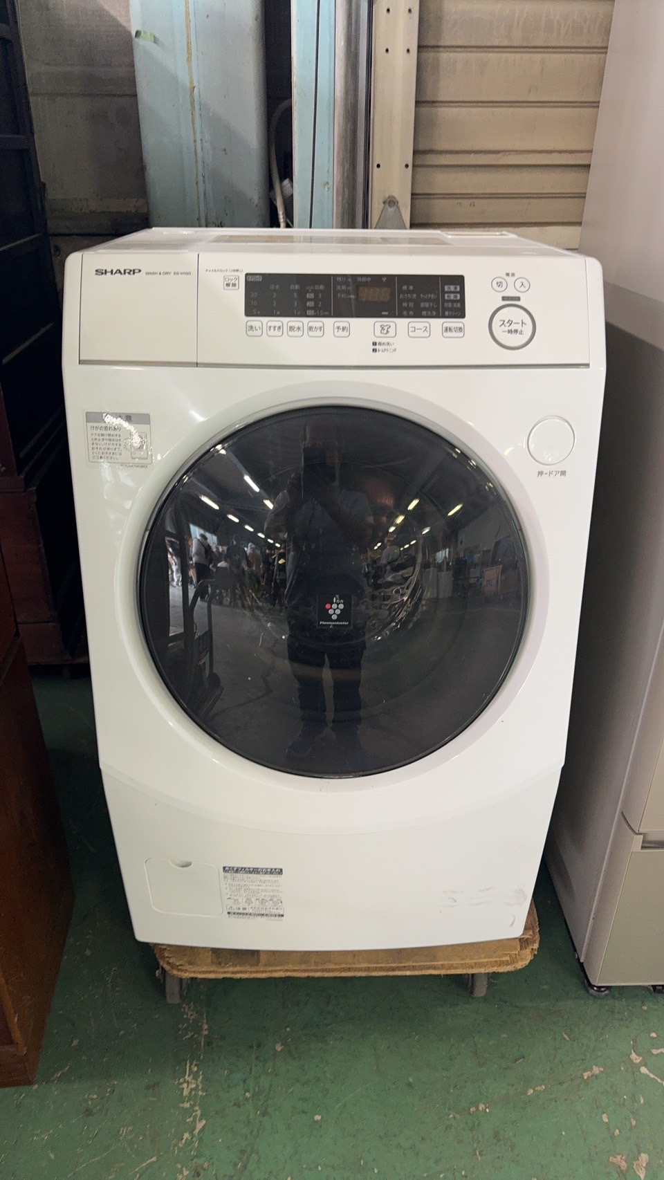 SHARP【ES-H10G-WL】シャープ  プラズマクラスタードラム式洗濯乾燥機 左開き