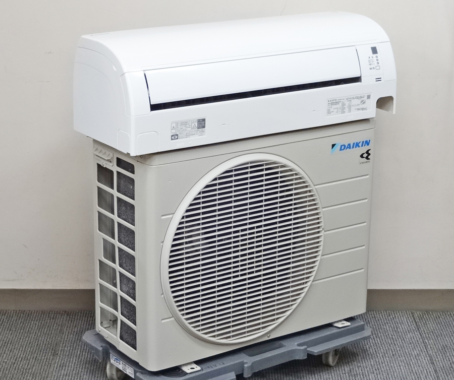 DAIKIN【AN28YEBKS-W】ダイキン ストリーマ空清 水内部クリーン おでかけ運転 ルームエアコン おもに10畳用 2021年製 中古品