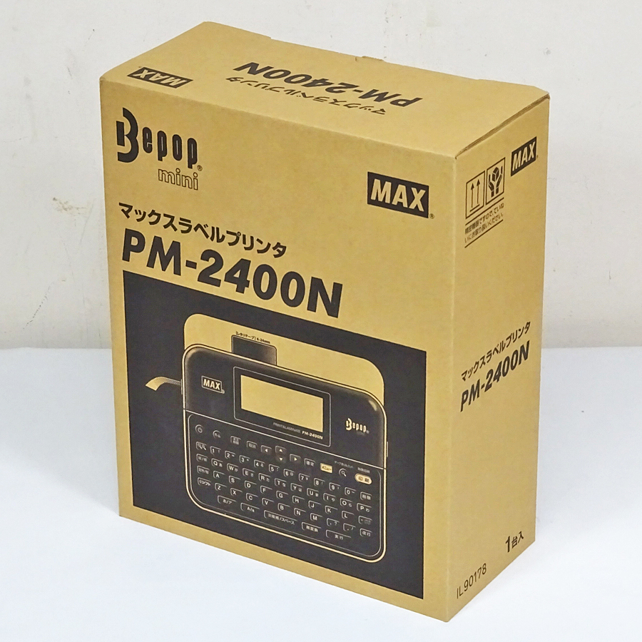 MAX【PM-2400N】マックス ラベルプリンタ テープワープロ ビーポップミニ 新品未使用品