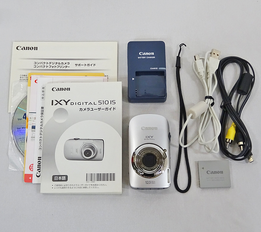 Canon【IXY DIGITAL 510 IS】キヤノン　コンパクトデジタルカメラ 中古品