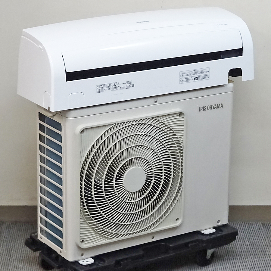 IRIS OHYAMA【IRR-2221C】アイリスオーヤマ 上下左右自動ルーバー搭載 ルームエアコン おもに6畳用 2020年製 中古品