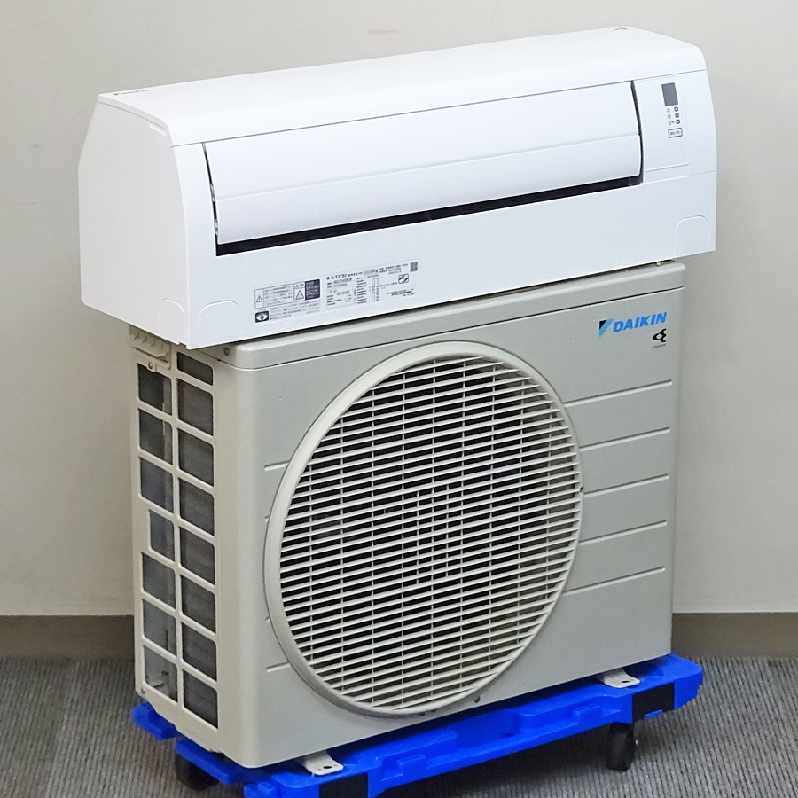 DAIKIN【AN223ACBKSW】ダイキン ストリーマ機能 抗ウイルスフィルター搭載 フィルター自動お掃除 エアコン おもに6畳用 2024年製 中古品