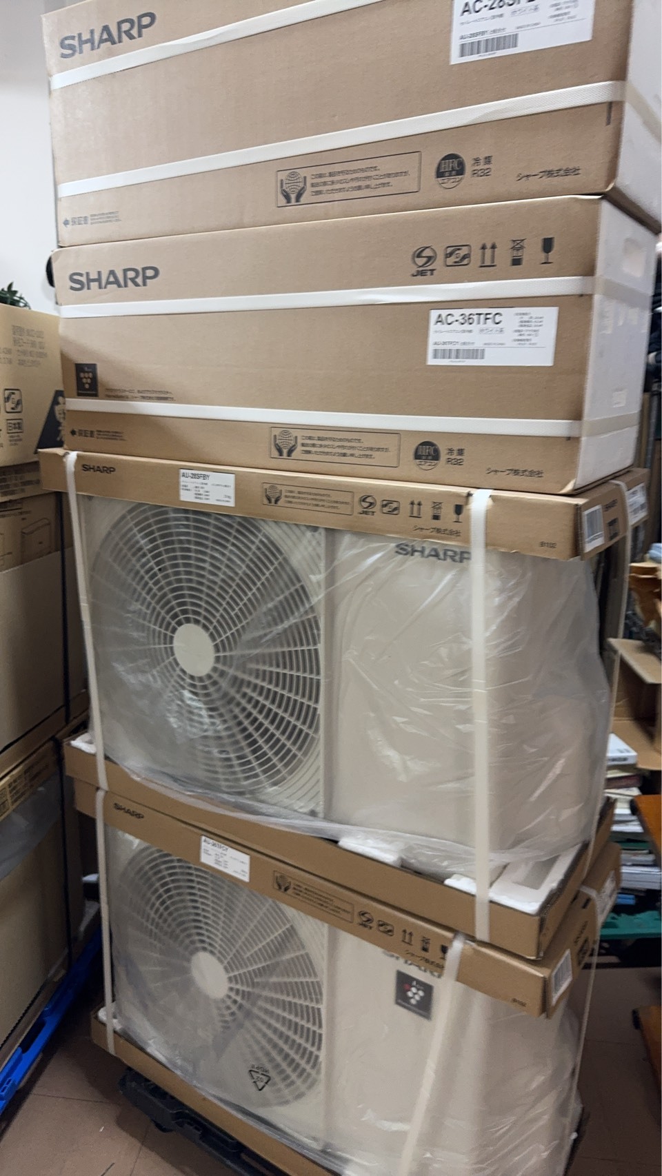 SHARP【AC-36TFC】シャープ ルームエアコン おもに12畳用 2024年製 2台