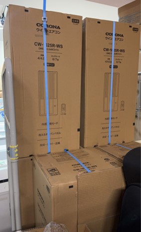 CORONA【CW-15R-WS】コロナ ウインドエアコン おもに4.5～6畳用 2024年モデル 6台