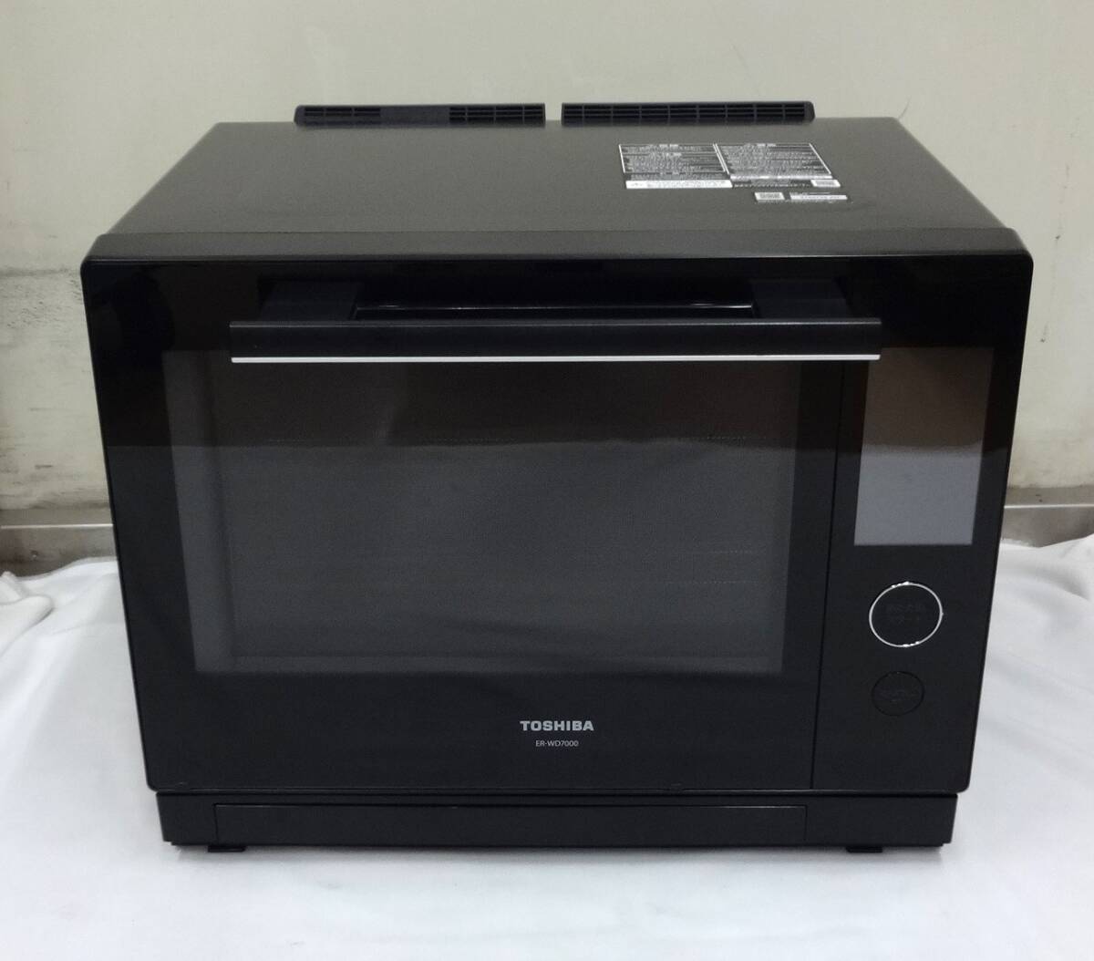 TOSHIBA【ER-WD7000（K）】東芝 過熱水蒸気オーブンレンジ 石窯ドーム グランブラック 2021年製