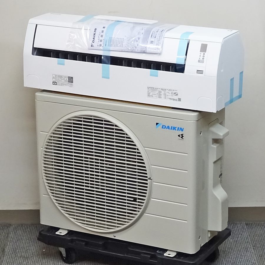 DAIKIN【S224ATES-W】ダイキン コンパクトサイズ室内機 水内部クリーン ルームエアコン おもに6畳用 2024年製 未使用品