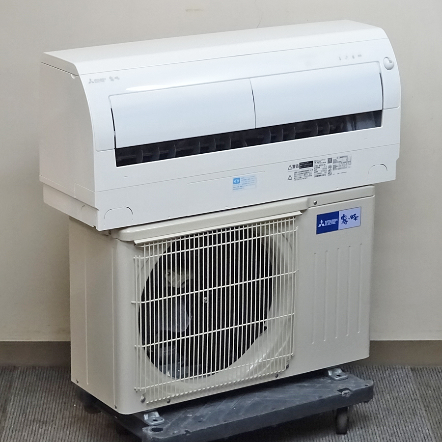 三菱電機【MSZ-BKR2222】霧ヶ峰 ムーブアイ ハイブリッド運転 フィルターおそうじメカ ヘルスエアー 空気清浄 エアコン 2.2kW 6畳 2022年製