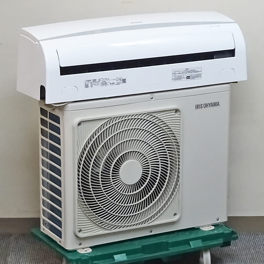 IRIS OHYAMA【IRA-2204R】アイリスオーヤマ スタンダードモデル ルームエアコン 2.2kW おもに6畳用 2022年製 中古品