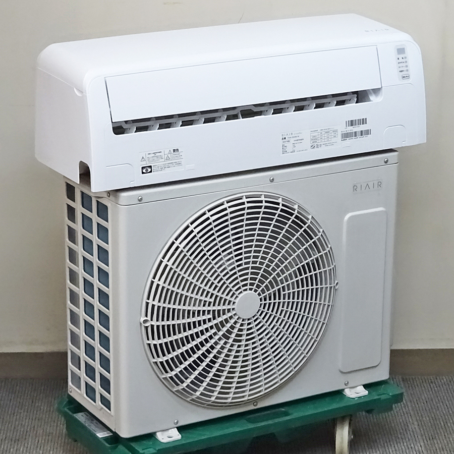 ヤマダ電機【YHA-S22M-W】オリジナルエアコン RIAIR フリーズクリーン洗浄 内部クリーン 活性炭フィルター エアコン おもに6畳用 2022年製