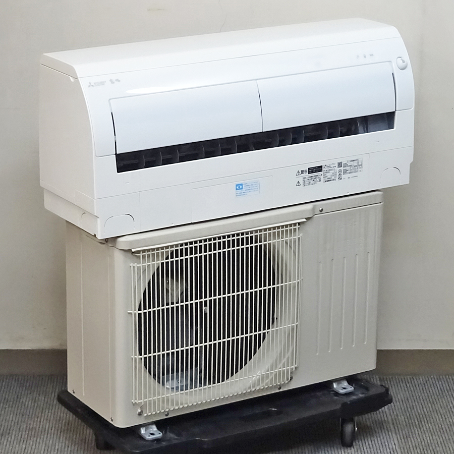 MITSUBISHI【MSZ-BKR2221-W】三菱 霧ヶ峰 ムーブアイ 空気清浄運転 フィルターおそうじメカ運転 ルームエアコン おもに6畳用 2021年製 中古