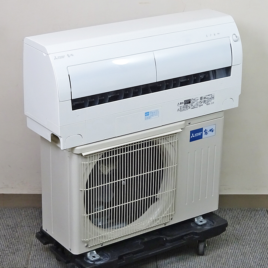 三菱電機【MSZ-R2223-W】霧ヶ峰 ムーブアイ 2か所同時空調 はずせるフィルターおそうじメカ 無線LAN内蔵 エアコン 主に6畳用 2024年製 中古