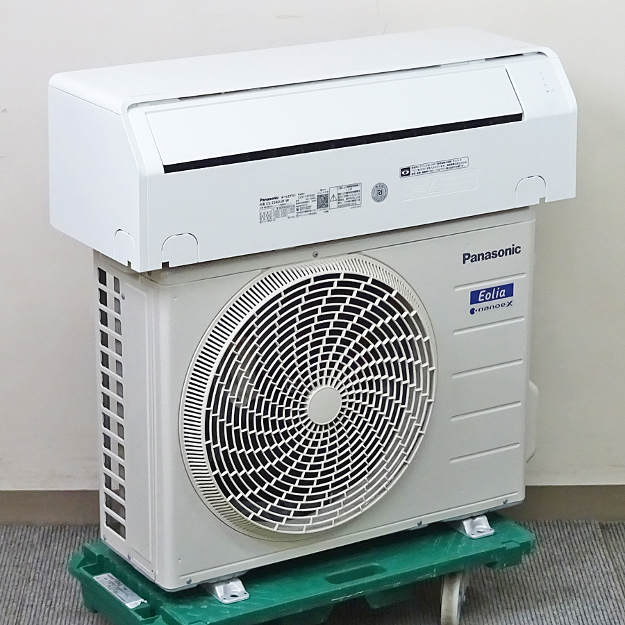Panasonic【CS-224DJR】パナソニック Eolia エオリア ナノイーX 9.6兆 左右風向自動 室温みはり 無線LAN内蔵 エアコン 主に6畳用 2024年製