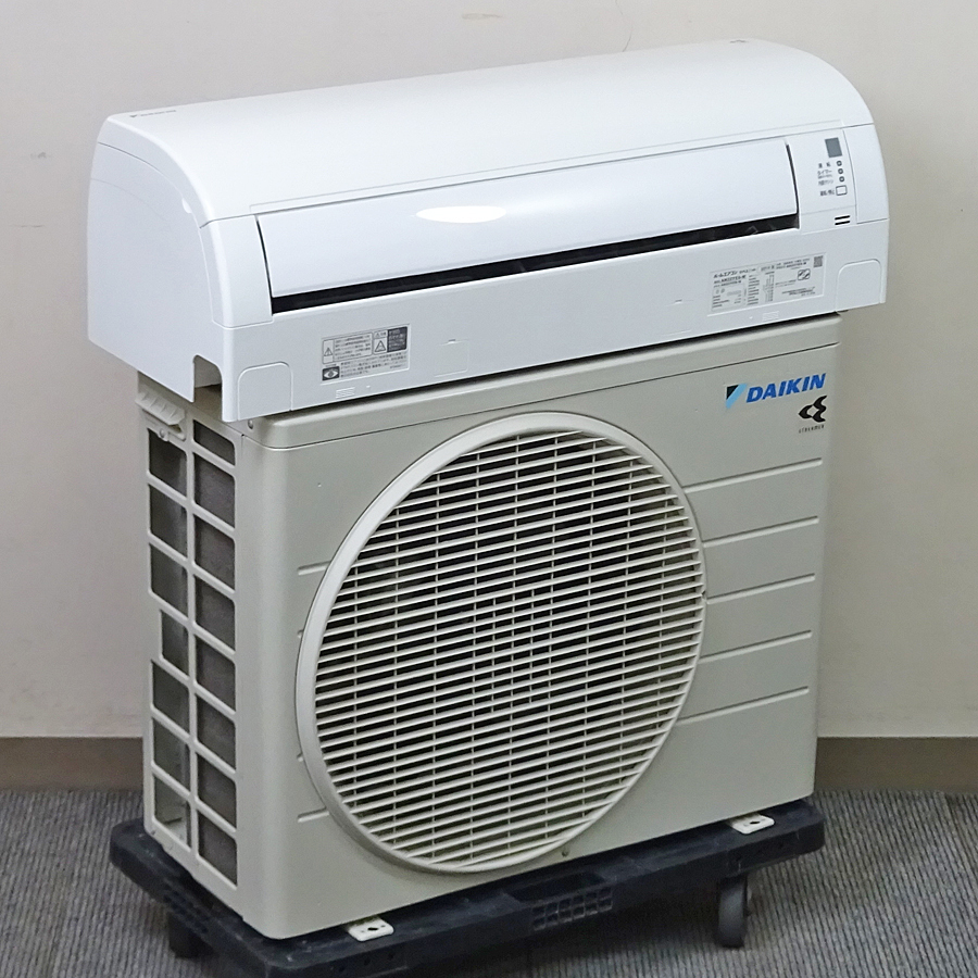 DAIKIN【AN22YES-W】ダイキン ストリーマ空気清浄 水内部クリーン ストリーマ内部クリーン ルームエアコン おもに6畳用 2021年製 中古品