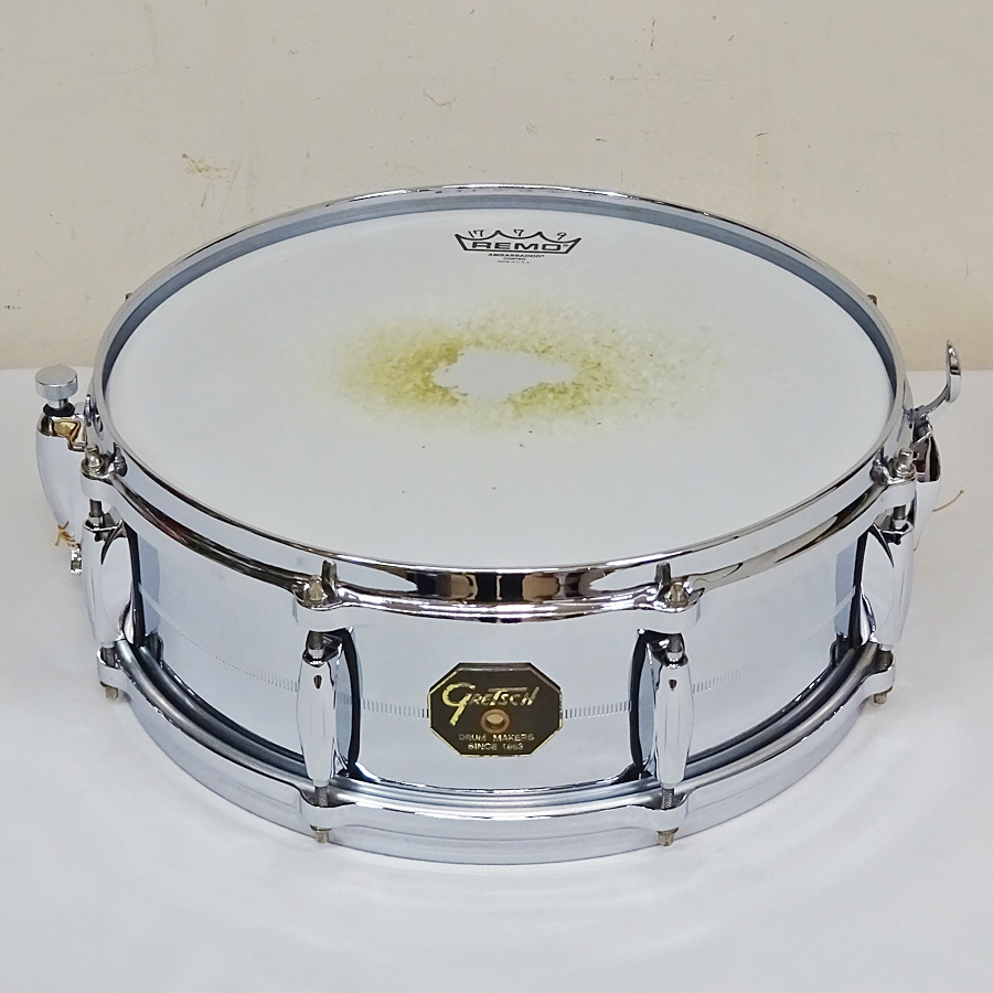 GRETSCH【G4160】グレッチ スネアドラム 14インチ クロームオーバーブラス ケース付き 中古品