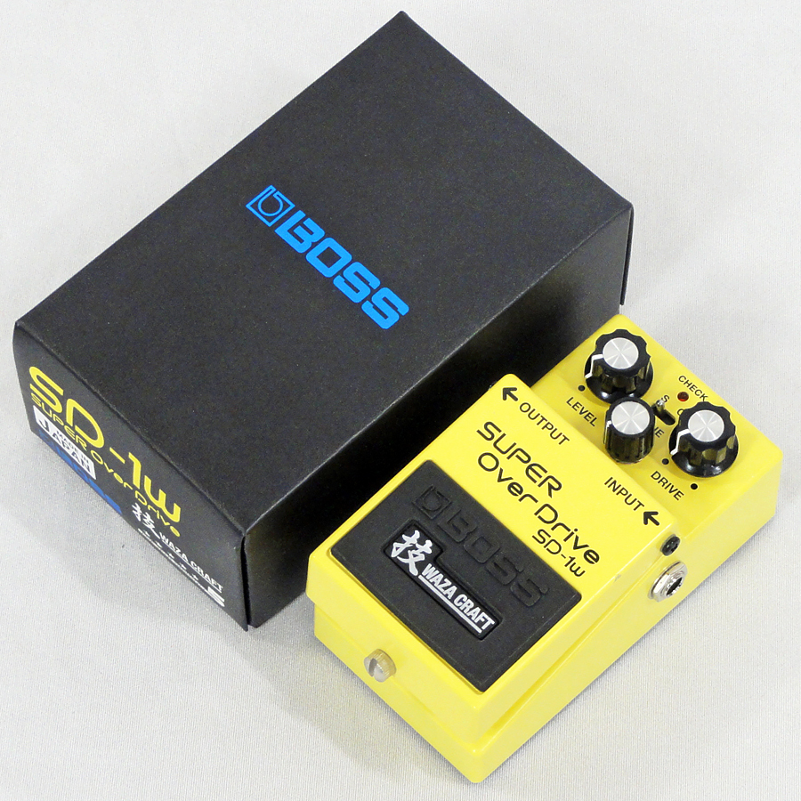 BOSS【SD-1W SUPER OverDrive】ボス 技 -WAZA CRAFT- 技クラフト オーバードライブ エフェクター 箱付き 中古品