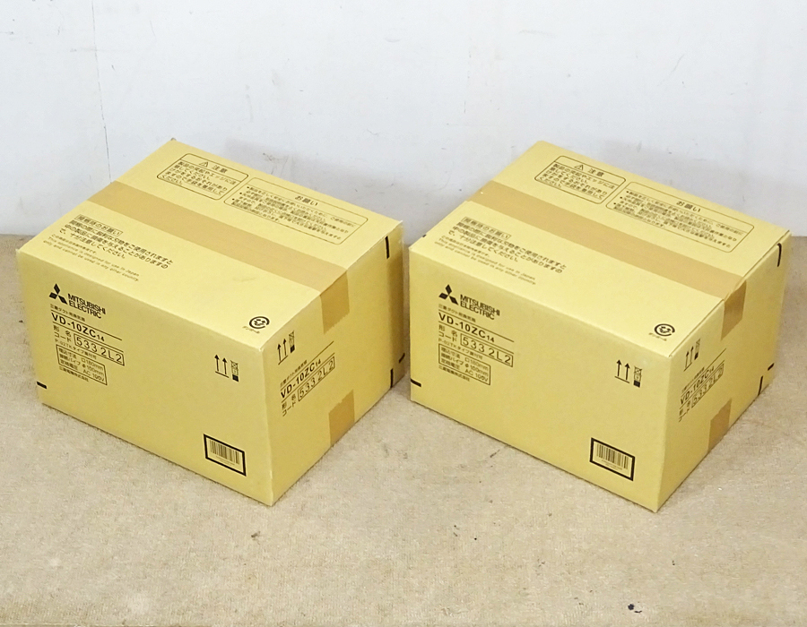 MITSUBISHI【VD-10ZC14】三菱電機 ダクト用換気扇 天井埋込形 ダクト径φ100mm 2台セット 未使用品
