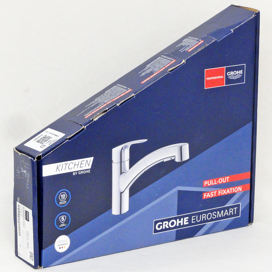GROHE【3030510J】グローエ ユーロスマート シングルレバーキッチン混合栓 整流/シャワー 吐水口引出し キッチン用 水栓金具 未使用品