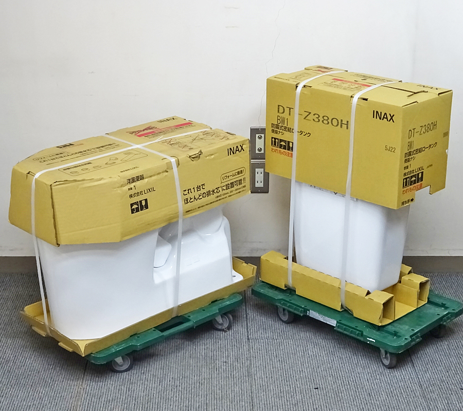 INAX【DT-Z380H SC-Z30H】トイレ タンク、便器 便座なし BW1 ピュアホワイト 未使用品