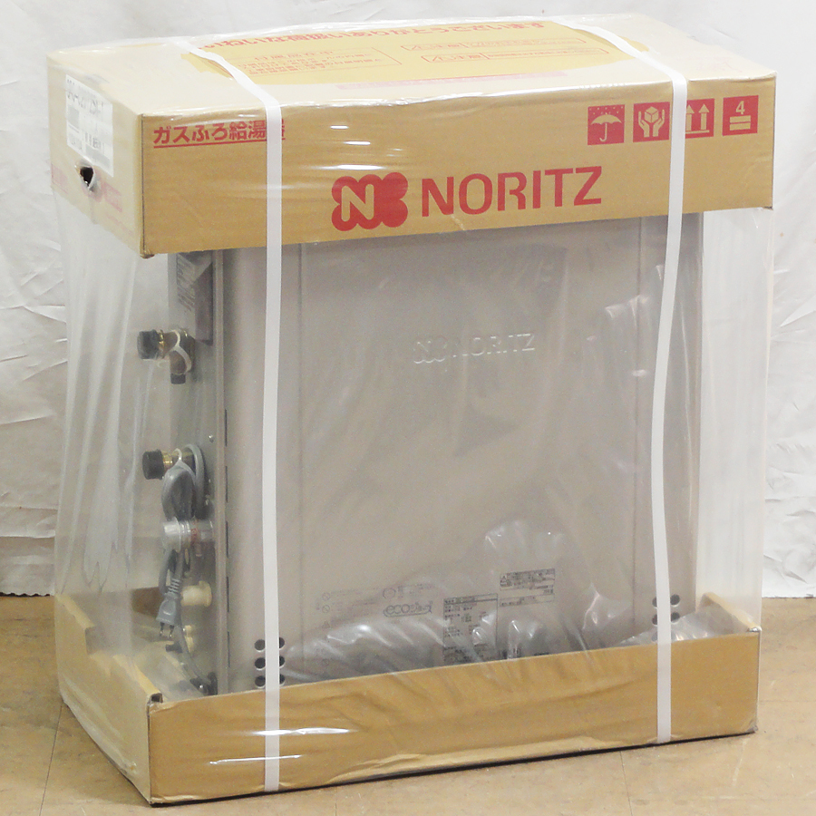 NORITZ【GRQ-C2072SA-1 BL】ノーリツ エコジョーズ オート ガスふろ給湯器 20号 屋外据置型 都市ガス用 2026年製 未開封 未使用品