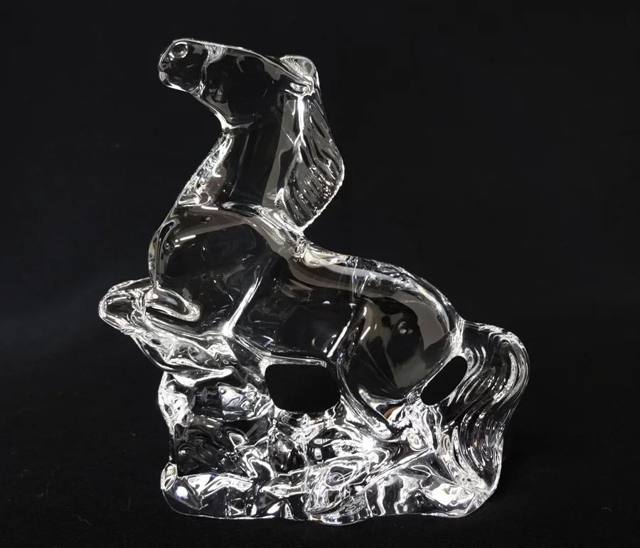 Baccarat バカラ 馬 ウマ 干支 十二支 フィギュリン クリスタルガラス オブジェ 置物 オーナメント ホース 動物 コレクション