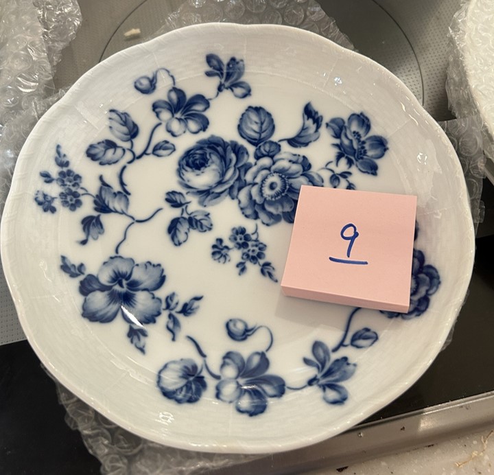 Richard Ginori リチャードジノリ　ローズブルー ディッシュラウンドL