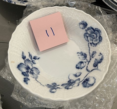 Richard Ginori リチャードジノリ　ロ－ズブルー ペアフル－ツ ソ－サ－