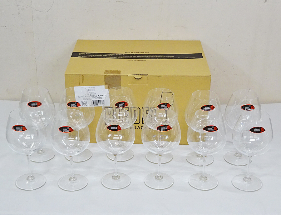 RIEDEL【RESTAURANT　PINOT NOIR】リーデル レストラン ピノノワール ワイングラス 0446/07 12個セット 未使用品